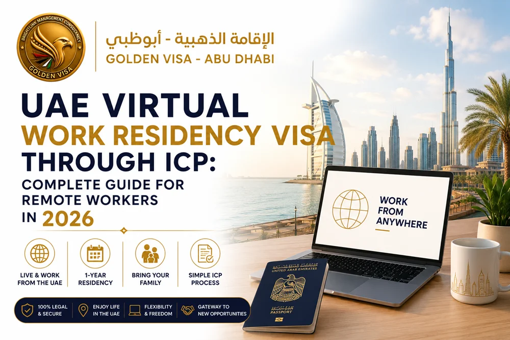 UAE Virtual Work Residency Visa Through ICP